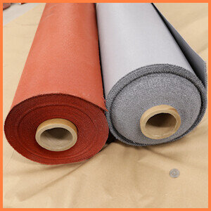 silicone rubber coated fiberglass fabrics light duty